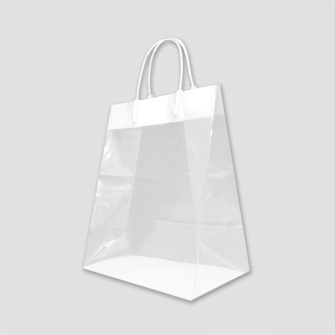 7.75x4.75x9.75x4.75 Merchandise Bag w/Loop Handles