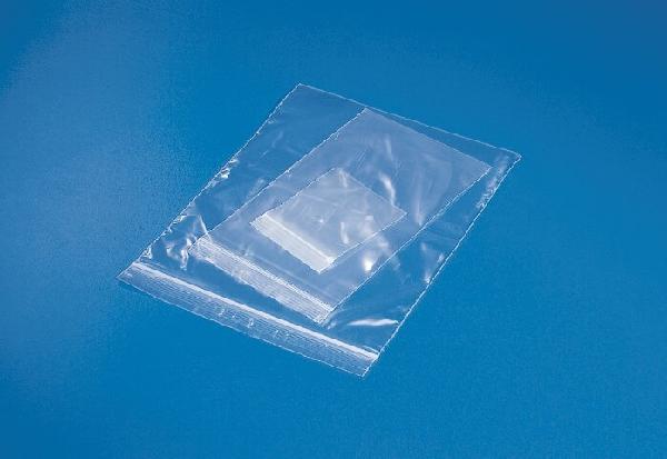 4x15 Reclosable Zipper Poly Bags, Clear 