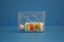 Wholesale Clear Vinyl Gusseted Zippered Pouch - 8 in. x 5 in. x 2.4 in. -  Weiner's LTD