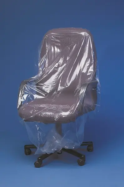 UNITY 6269 2 Durable Plastic Chair Covers Dust Water 2 Mil Heavy Duty Moving  Storage Bags