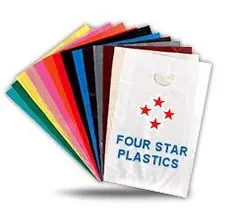 Personalised plastic store bags wholesale