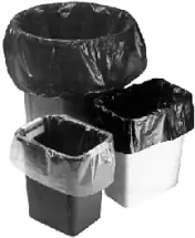 Can Liners, 23gal, .90mil, Black, accufit, trash bag, - ELEVATE Marketplace