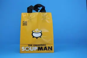 Soft Loop Plastic Bags - Custom Soft Loop Handle Bags